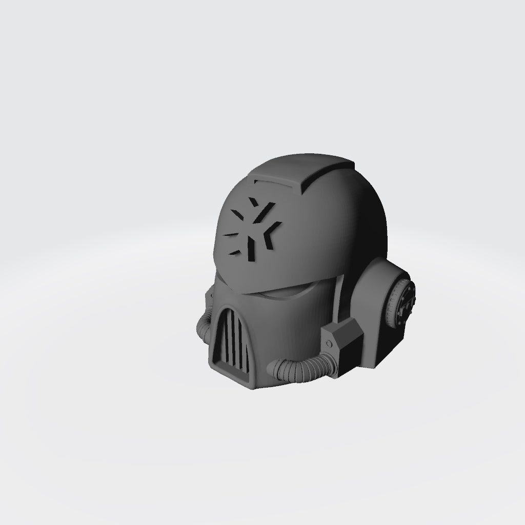 Space Marine MK VII Helmet Refrigerator Magnet Warhammer 40k Style Custom MK 7 Magnet