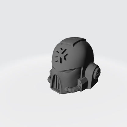 Space Marine MK VII Helmet Refrigerator Magnet Warhammer 40k Style Custom MK 7 Magnet