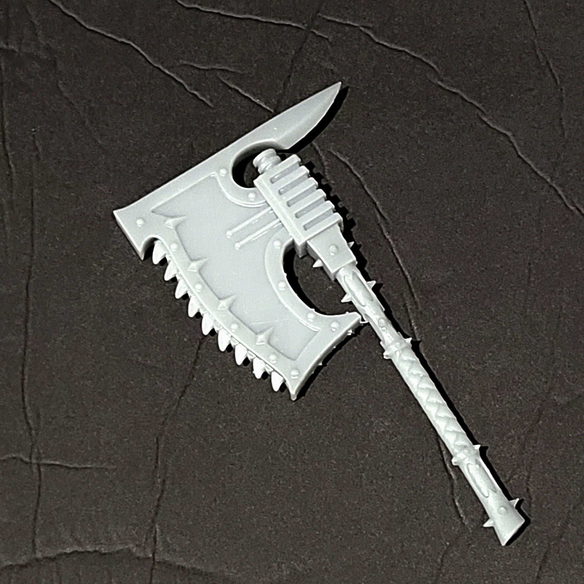 World Eaters Gorechild Chain Axe for JoyToy Chaos Space Marine 1:18 Action Figure 4" Custom Part by 18th Scale Armory
