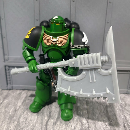 World Eaters Gorechild Chain Axe for JoyToy Chaos Space Marine 1:18 Action Figure 4" Custom Part Warhammer 40K