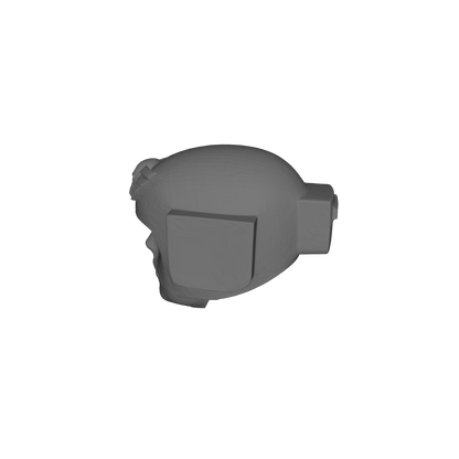 Infantry Guardsman Battle Helm with Skull Wings Head Swap for G.I. Joe Classified Action Figures 6-inch (1/12th)