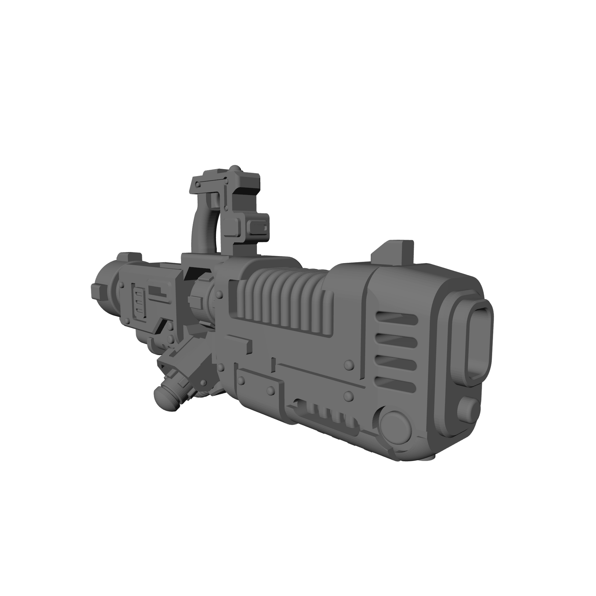Heavy Energy Plasma Gun for JoyToy Loyalist Marine Action Figures Custom 1:18th Scale Parts