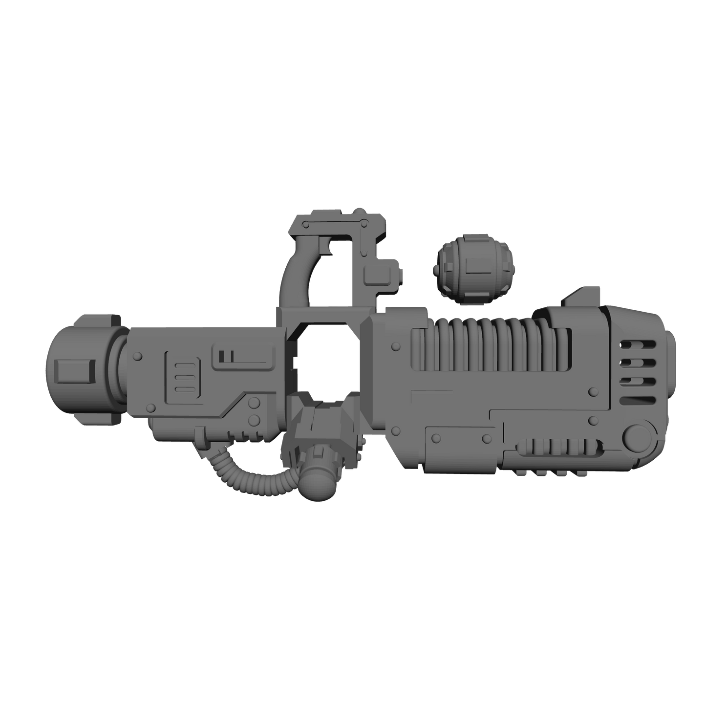 Heavy Energy Plasma Gun for JoyToy Loyalist Marine Action Figures Custom 1:18th Scale Parts