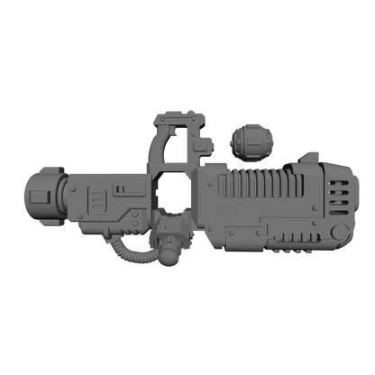 Heavy Energy Plasma Gun for JoyToy Loyalist Marine Action Figures Custom 1:18th Scale Parts