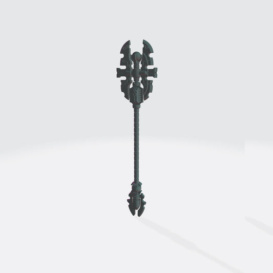 Necron Weapon Hyperphase Staff of Light V2: Close Combat Weapon Compatible with Warhammer 40K JoyToy Necron 1:18 Action Figure