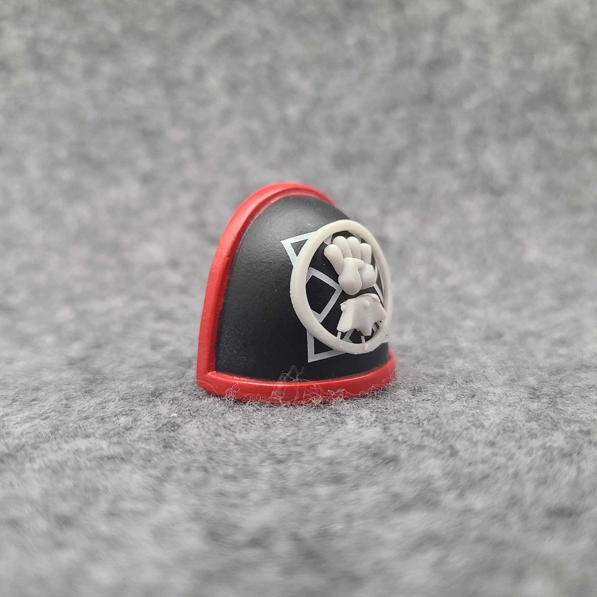 Imperial Fists Legion Shoulder Pad Decal Elite for JoyToy Loyalist Marine Action Figures Custom 1:18th Scale Insignia