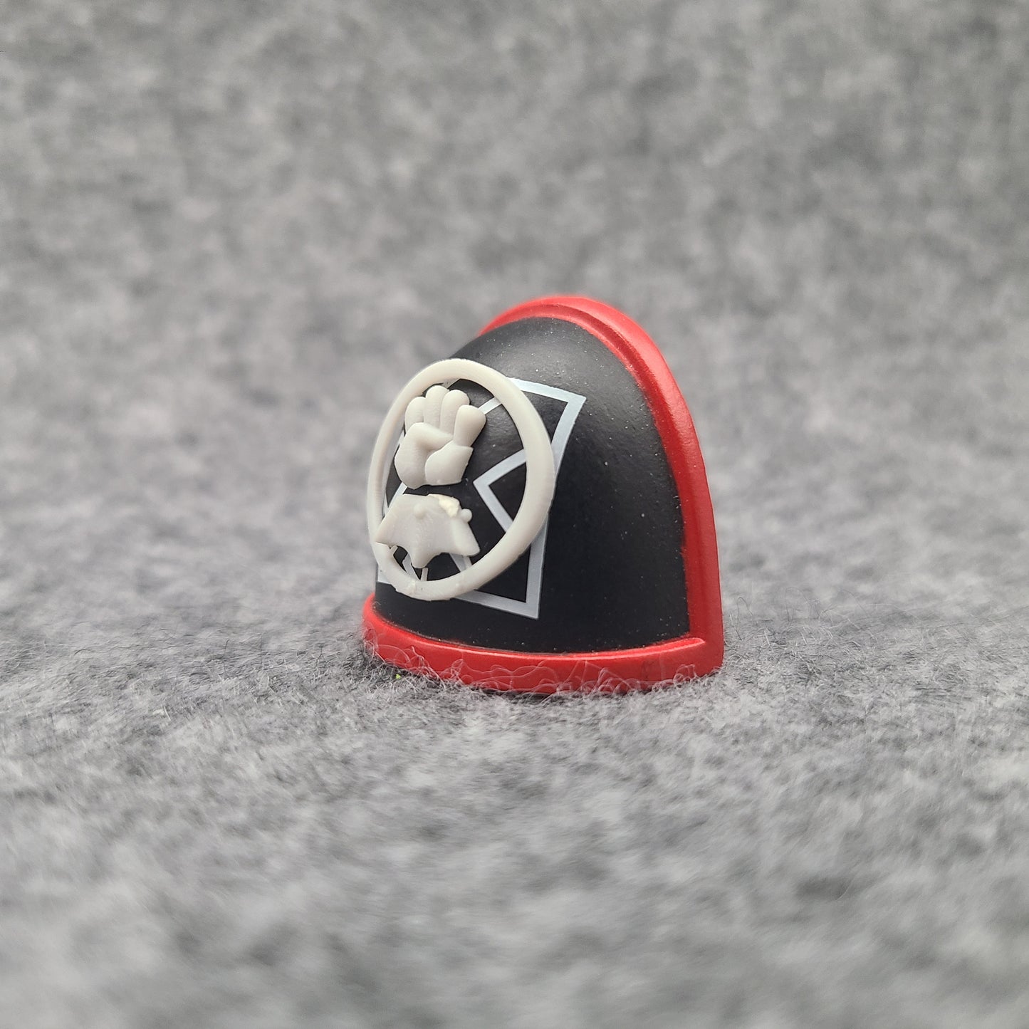 Imperial Fists Legion Shoulder Pad Decal Elite for JoyToy Loyalist Marine Action Figures Custom 1:18th Scale Insignia