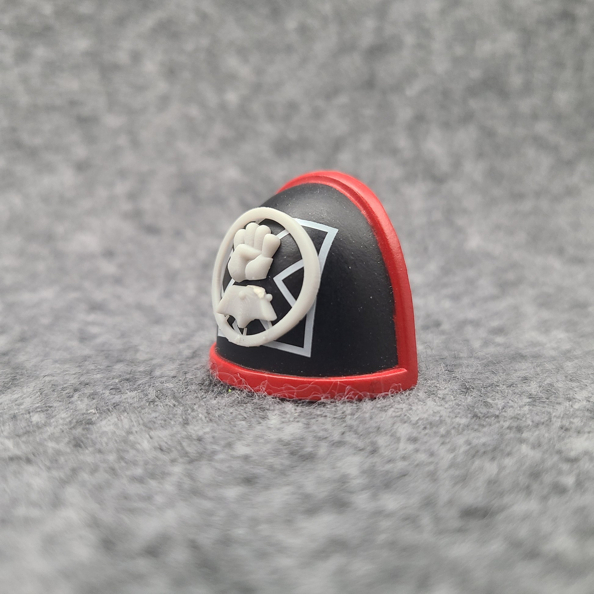 Imperial Fists Legion Shoulder Pad Decal Elite for JoyToy Loyalist Marine Action Figures Custom 1:18th Scale Insignia