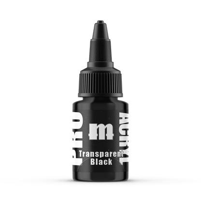 053-Pro Acryl Transparent Black Paint
