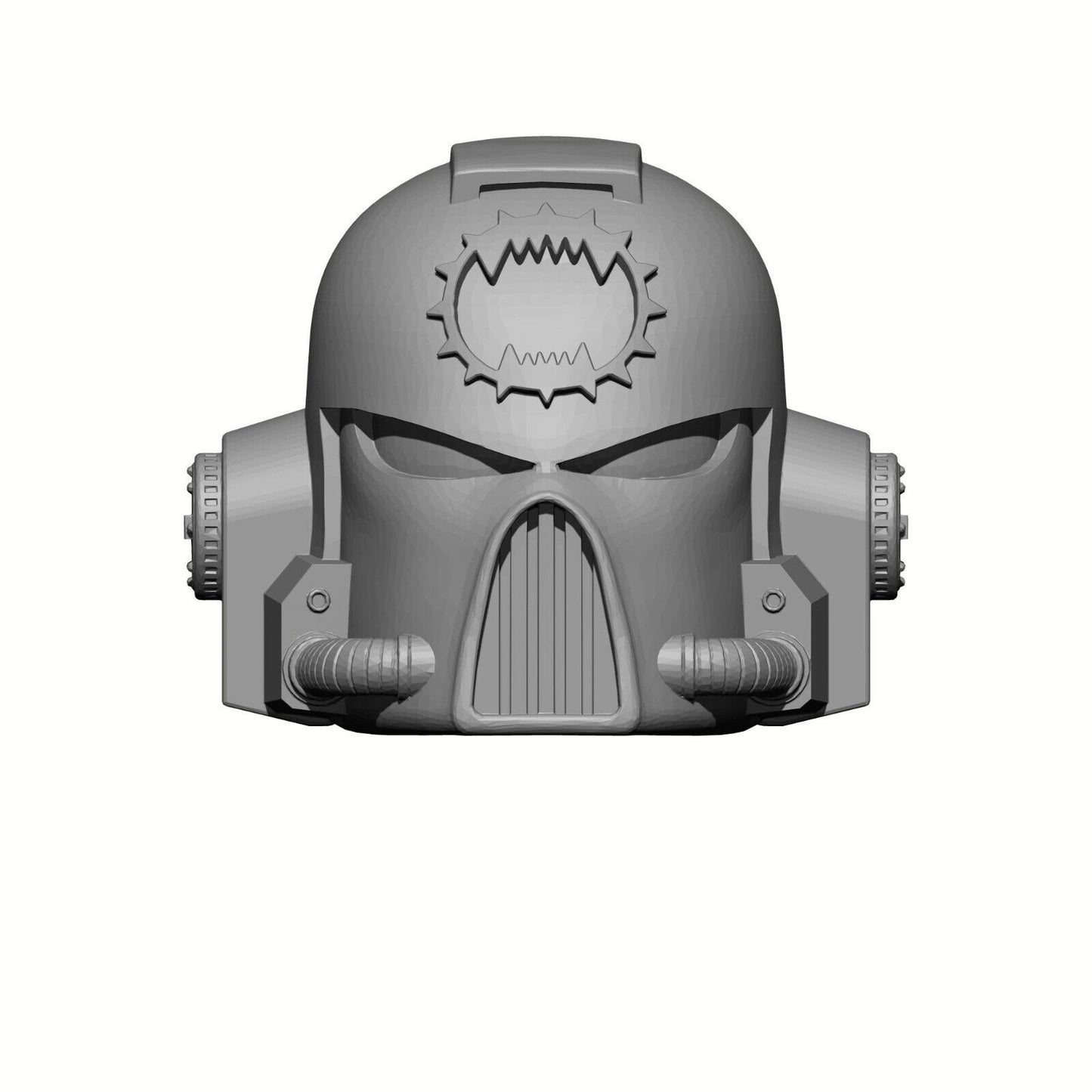 Mark VII Helmet World Eaters: Warhammer 40K JoyToy Compatible Space Marine 1:18 Action Figure 4" Custom Part