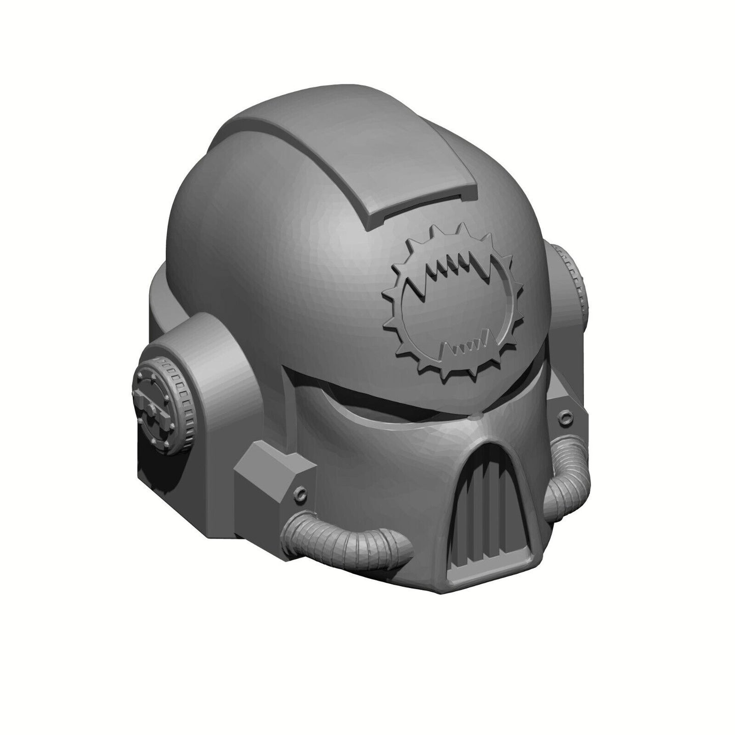 Mark VII Helmet World Eaters: Warhammer 40K JoyToy Compatible Space Marine 1:18 Action Figure 4" Custom Part