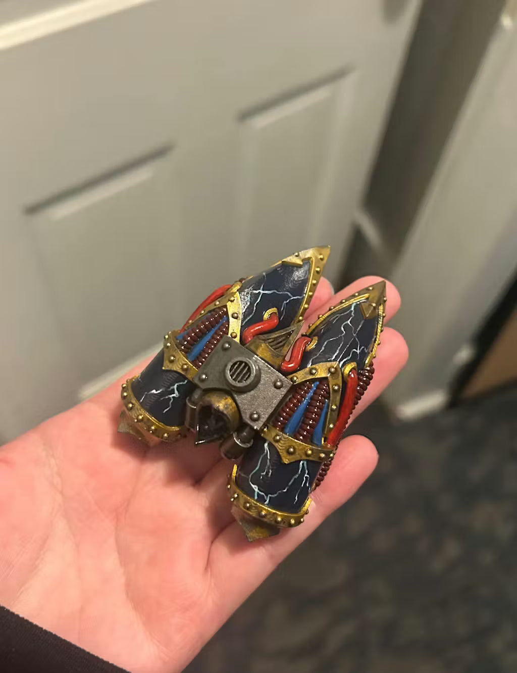Painted Custom 1:18 scale elite jump pack compatible with JoyToy action figures