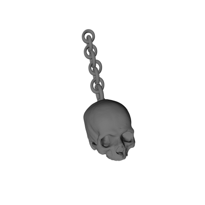 Custom Skulls with Chain for JoyToy Battle Brother Marine Action Figures 1:18th Scale Custom Parts