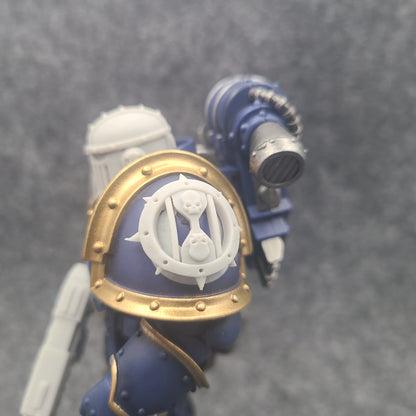 Dark Angels Dreadwing Shoulder Pad Decal for JoyToy Space Marine Action Figures Custom 1:18th Scale Parts