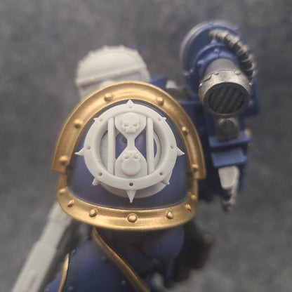 Angels Grimm Warrior Order Dreadwing shoulder pad decal compatible with JoyToy 1:18 scale armored action figures