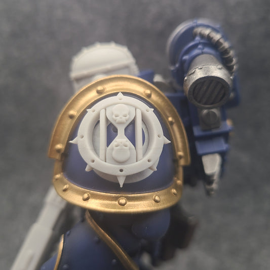 Angels Grimm Warrior Order Dreadwing shoulder pad decal compatible with JoyToy 1:18 scale armored action figures