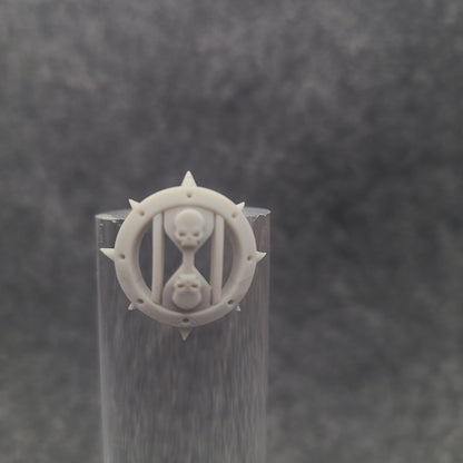 Dark Angels Dreadwing Shoulder Pad Decal for JoyToy Space Marine Action Figures Custom 1:18th Scale Parts