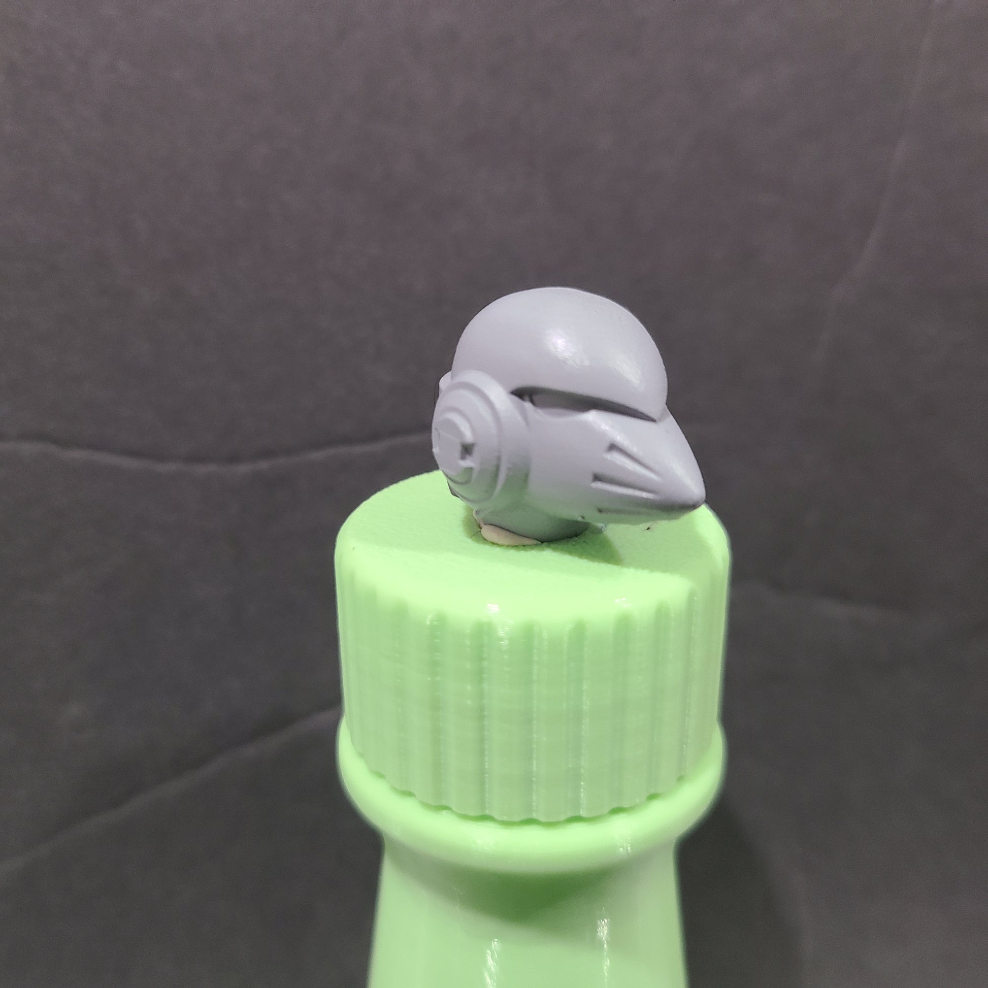 Space Marine MKVI Beaky Helmet Plain: Helmet Swap for JoyToy Grimdark Marine 1:18 Scale 4" Action Figures