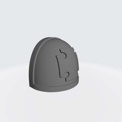 Custom Elite Cross Squad Marking Veteran MKIV Shoulder Pad for JoyToy Grimdark Marine Action Figures