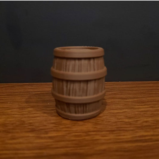 50mm Wooden Barrel 3d Printed