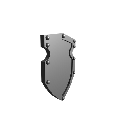 Battle Warrior Shoulder Pad Heraldry Shield Ver. 5 custom resin armor accessory compatible with JoyToy 1:18 scale armored action figures.