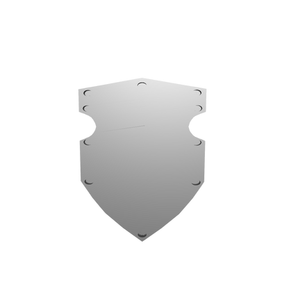 Battle Warrior Shoulder Pad Heraldry Shield Ver. 5 custom resin armor accessory compatible with JoyToy 1:18 scale armored action figures.