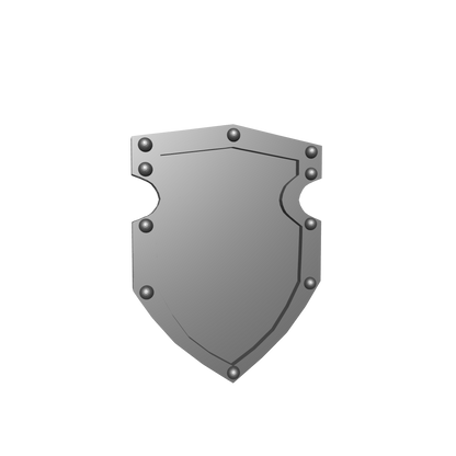 Battle Warrior Shoulder Pad Heraldry Shield Ver. 5 custom resin armor accessory compatible with JoyToy 1:18 scale armored action figures.