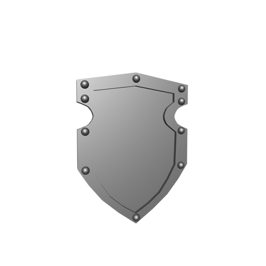 Battle Warrior Shoulder Pad Heraldry Shield Ver. 5 custom resin armor accessory compatible with JoyToy 1:18 scale armored action figures.