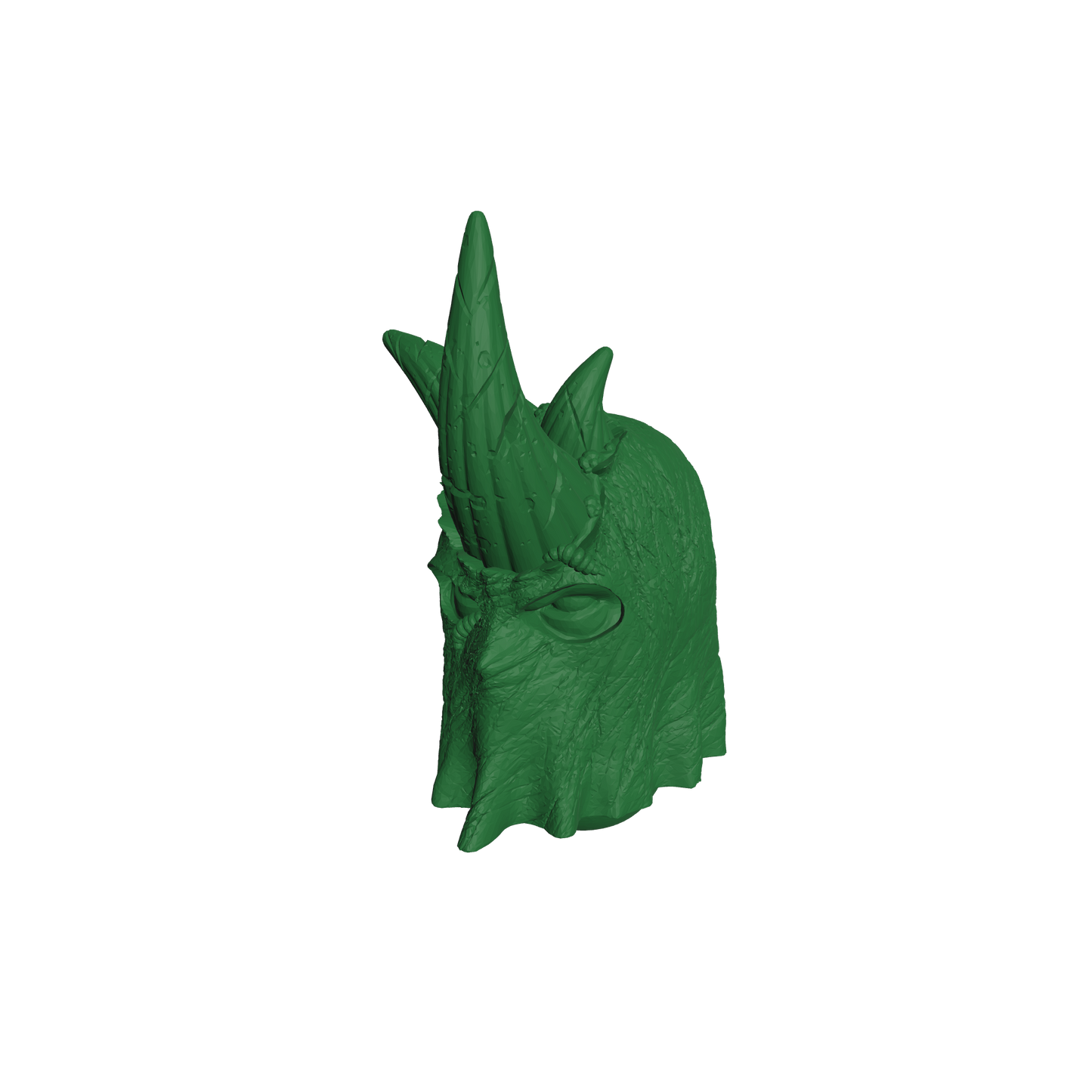 Blightborn Warrior Order Hooded Helm with Necrotic Damage custom resin head swap compatible with JoyToy 1:18 scale armored action figures.