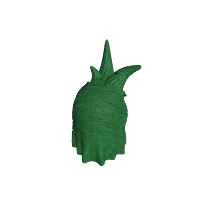 Blightborn Warrior Order Hooded Helm with Necrotic Damage custom resin head swap compatible with JoyToy 1:18 scale armored action figures.