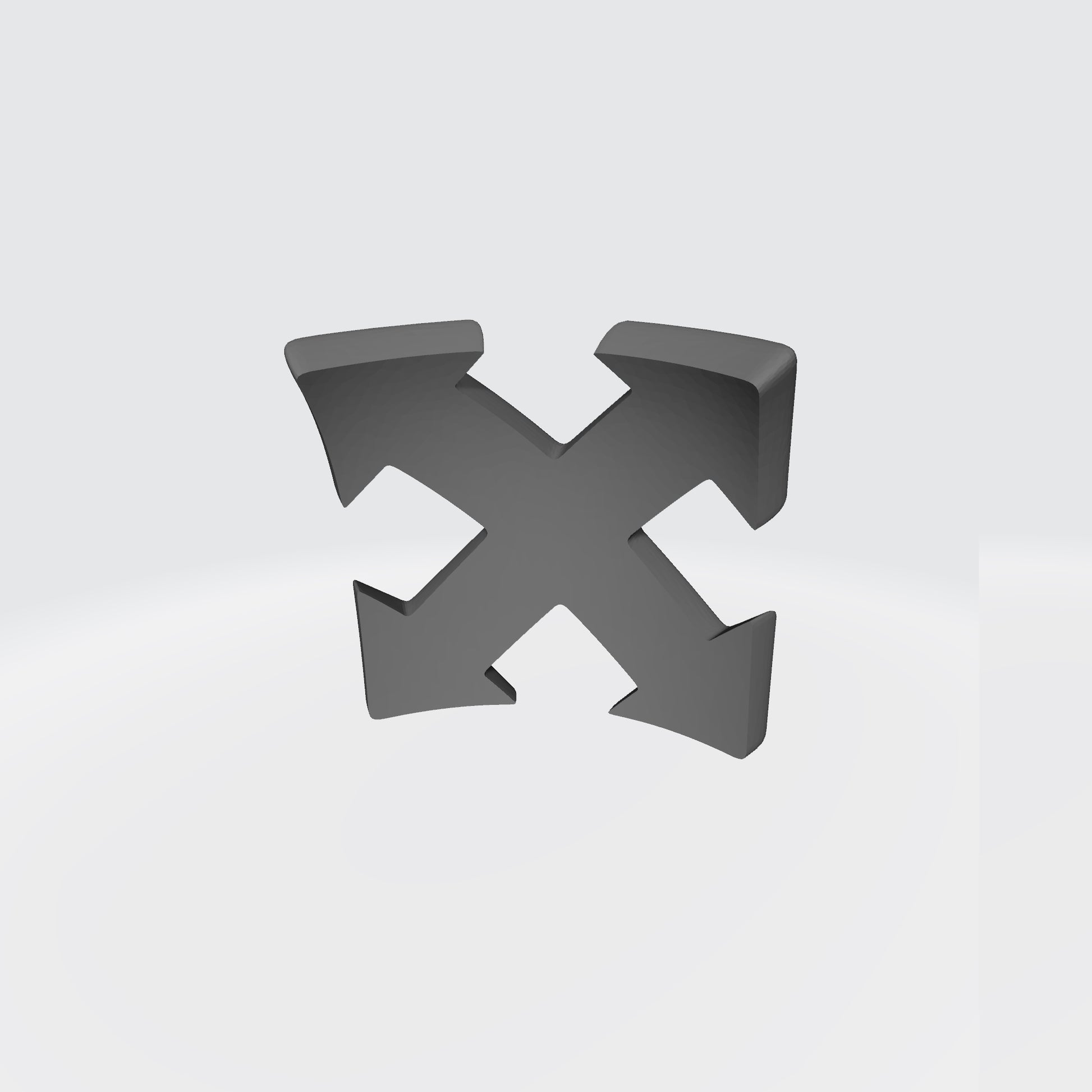Two Close Support knee pad decals in custom resin compatible with JoyToy 1:18 scale armored action figures.