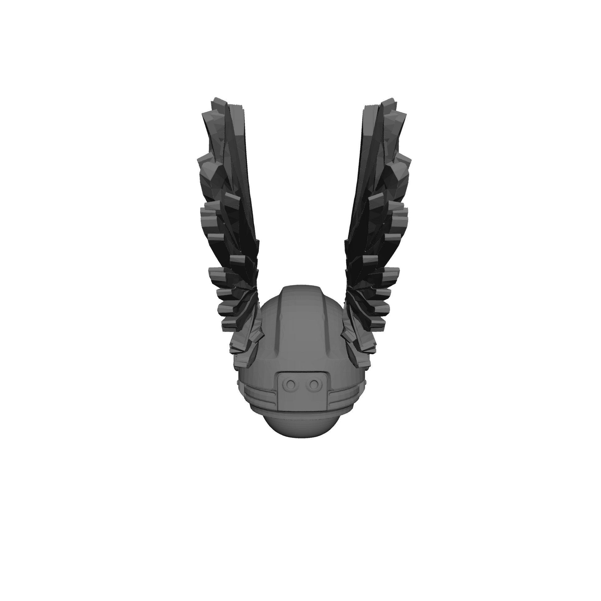 Deathwatch Mark VIII Helmet with Wings for Loyalist Marine Action Figures Custom 1:18th Scale Upgrade