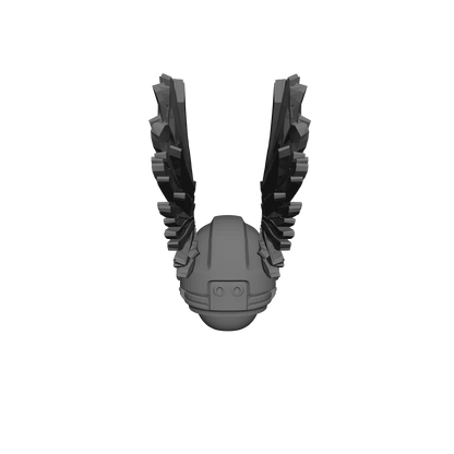Deathwatch Mark VIII Helmet with Wings for Loyalist Marine Action Figures Custom 1:18th Scale Upgrade