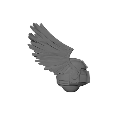Deathwatch Mark VIII Helmet with Wings for Loyalist Marine Action Figures Custom 1:18th Scale Upgrade