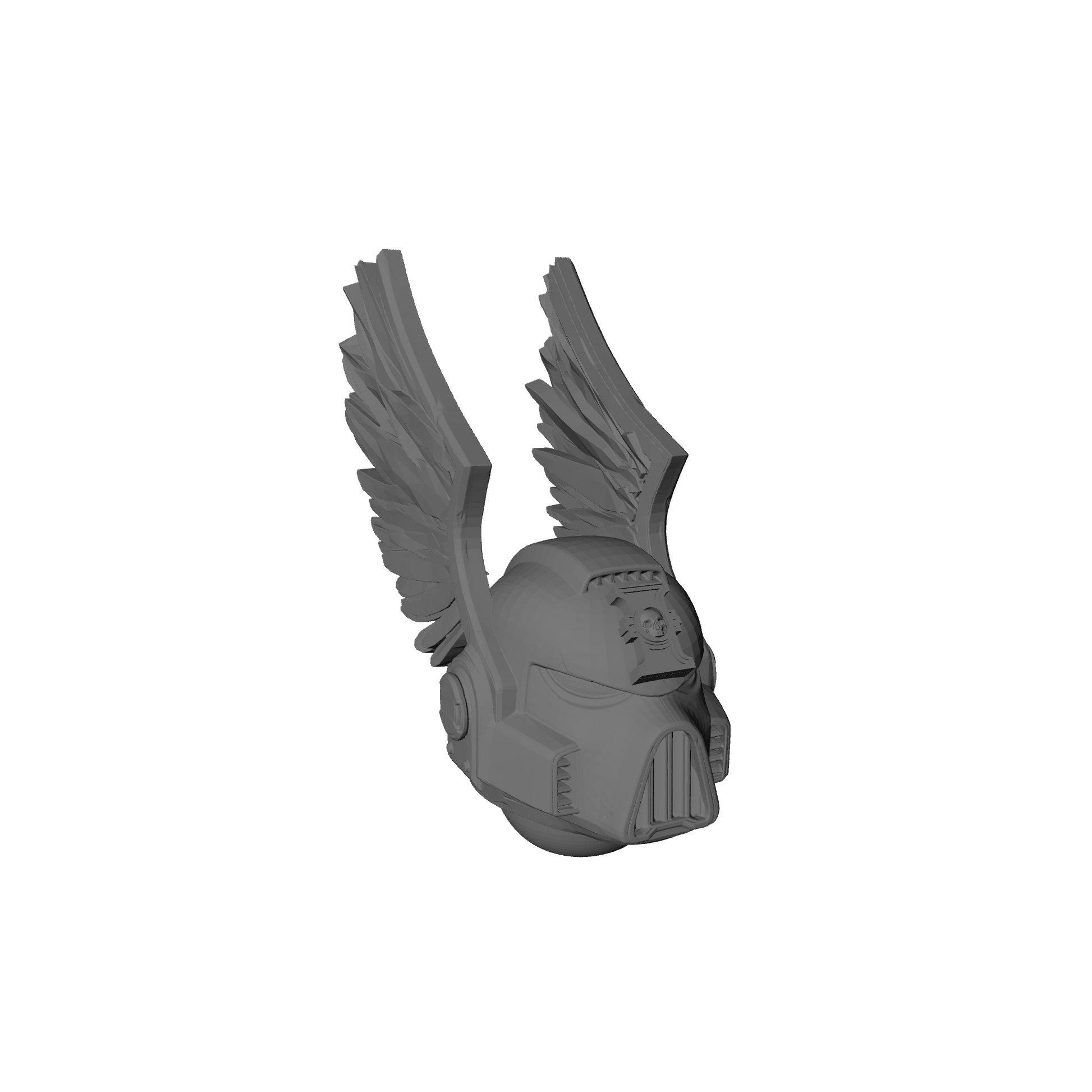 Deathwatch Mark VIII Helmet with Wings for Loyalist Marine Action Figures Custom 1:18th Scale Upgrade