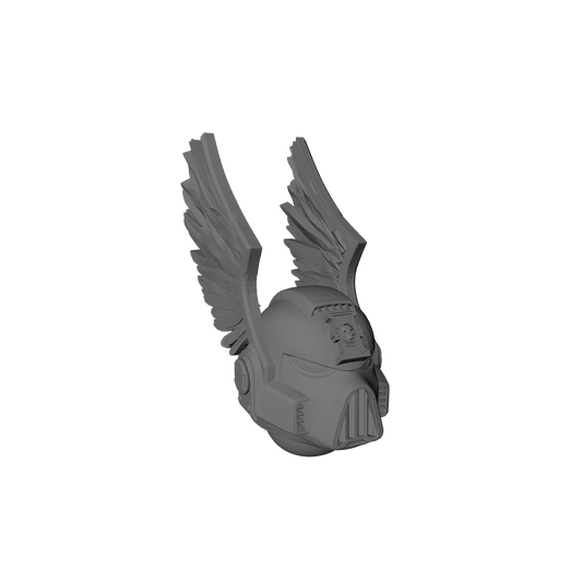 Deathwatch Mark VIII Helmet with Wings for Loyalist Marine Action Figures Custom 1:18th Scale Upgrade
