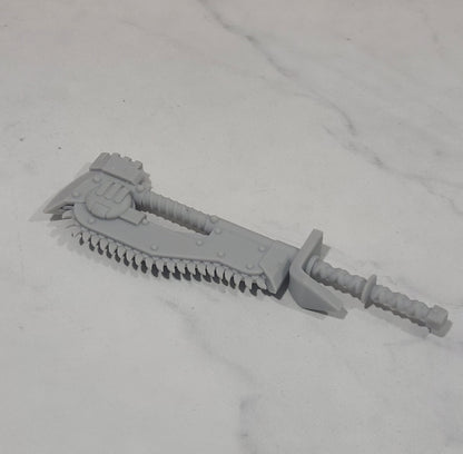 Custom Great Two-Handed Chain Axe compatible with JoyToy 1:18 scale armored action figures custom resin weapon