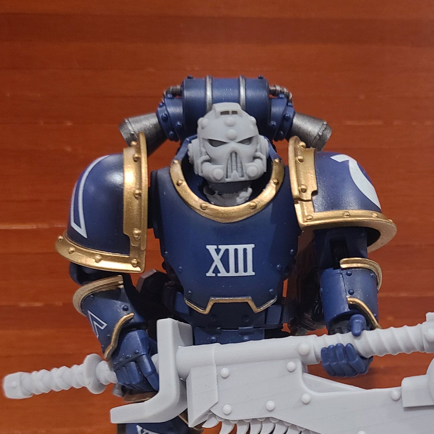 Custom Great Two-Handed Chain Axe compatible with JoyToy 1:18 scale armored action figures custom resin weapon