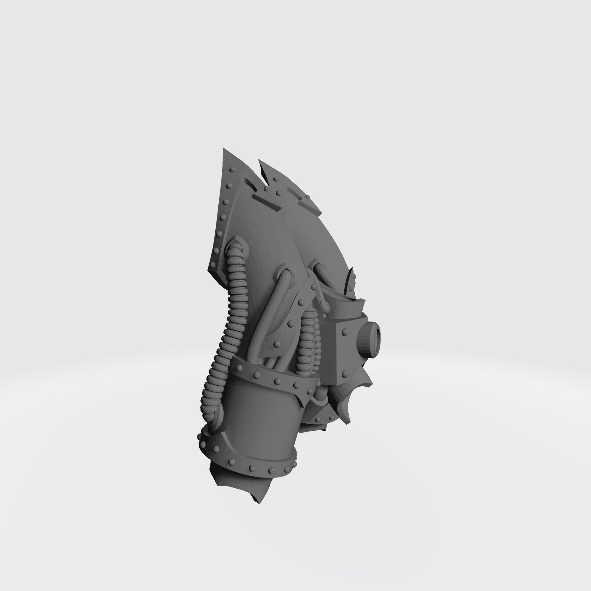 Detailed custom jump pack backpack accessory for armored action figures