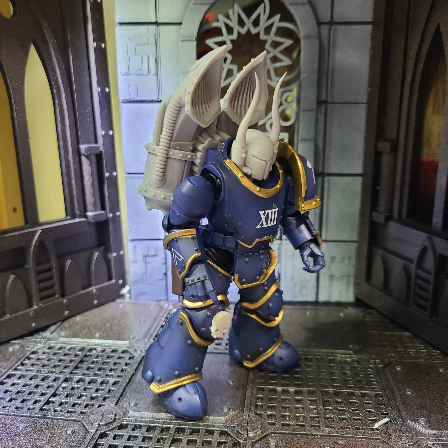 Custom 1:18 scale elite jump pack compatible with JoyToy action figures