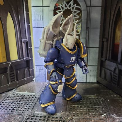 Custom 1:18 scale elite jump pack compatible with JoyToy action figures