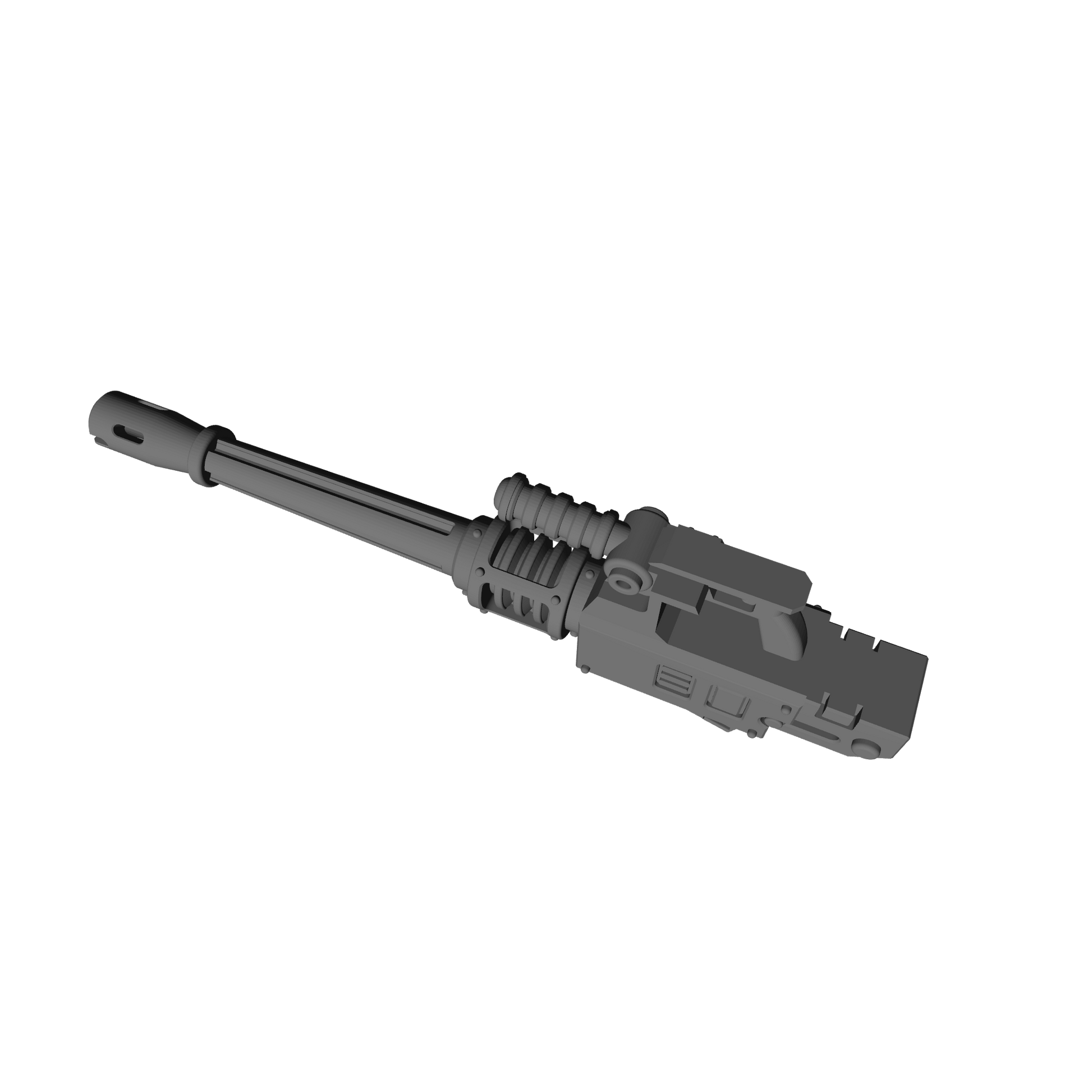 Heavy Autogun 30K two-part resin weapon compatible with JoyToy 1:18 scale armored action figures
