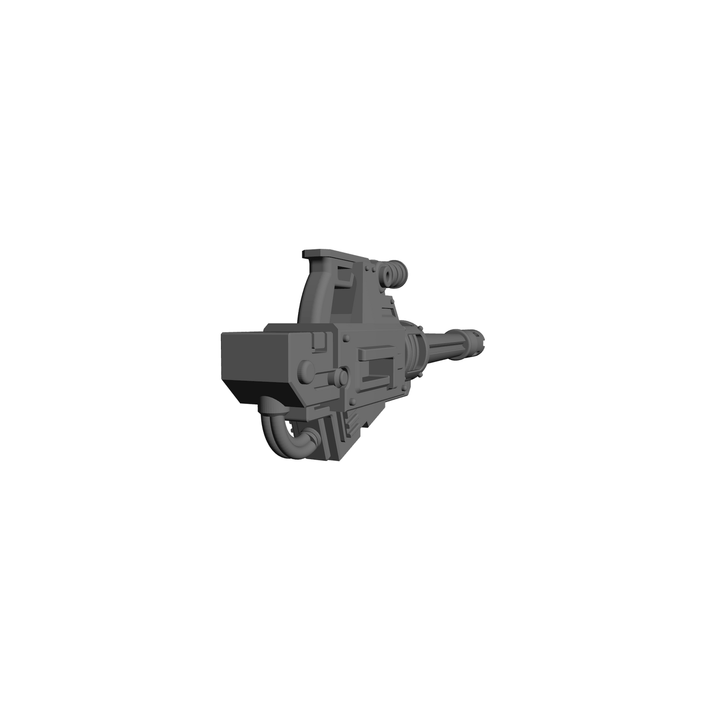 Heavy Autogun 30K two-part resin weapon compatible with JoyToy 1:18 scale armored action figures