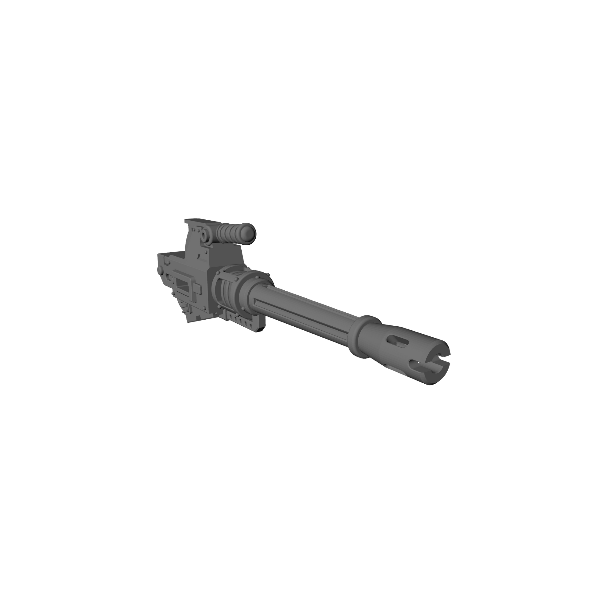 Heavy Autogun 30K two-part resin weapon compatible with JoyToy 1:18 scale armored action figures
