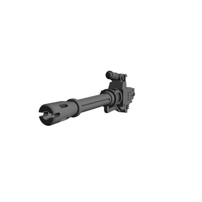 Heavy Autogun 30K two-part resin weapon compatible with JoyToy 1:18 scale armored action figures