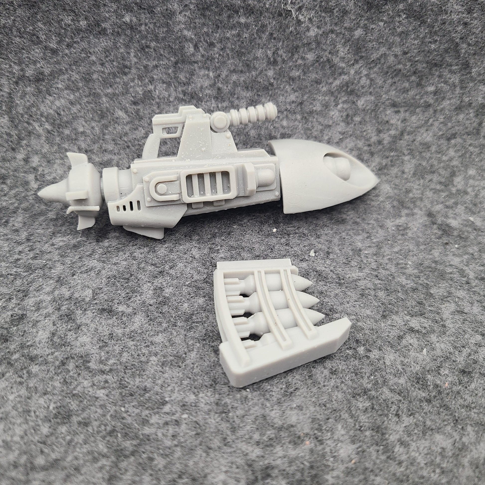 Heavy Missile Launcher V2 resin heavy weapon for 1:18 Scale Grimdark Armored Soldier Upgrades compatible with JoyToy 1:18 scale action figures