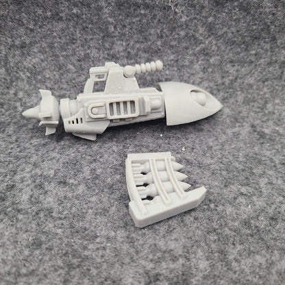 Heavy Missile Launcher V2 resin heavy weapon for 1:18 Scale Grimdark Armored Soldier Upgrades compatible with JoyToy 1:18 scale action figures