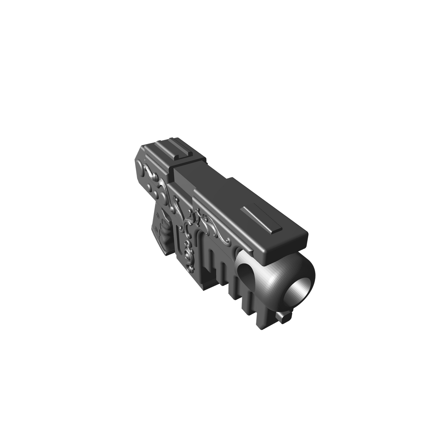 Heavy Striker Pistol Artificer compatible with JoyToy 1:18 scale armored action figures custom resin weapon