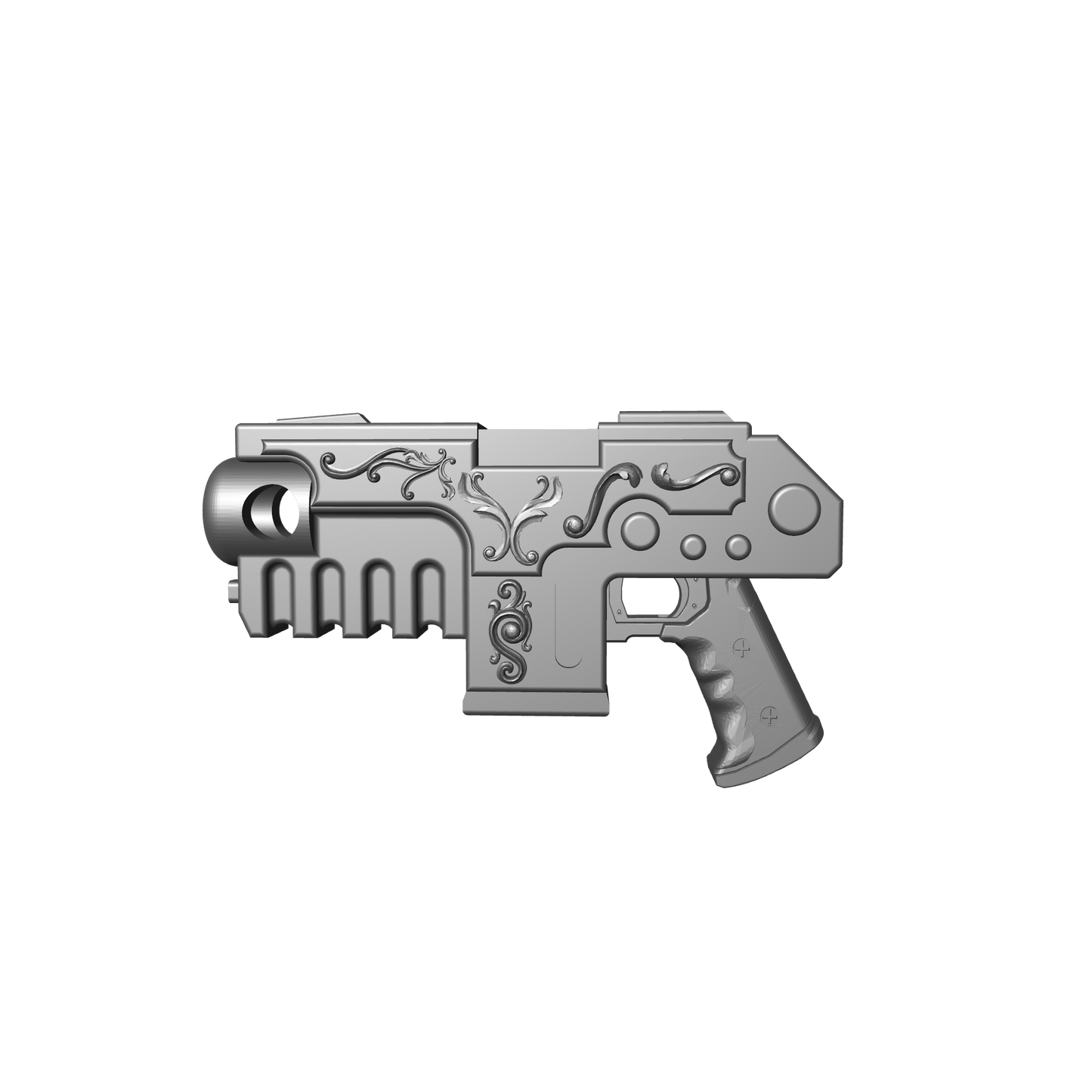 Heavy Striker Pistol Artificer compatible with JoyToy 1:18 scale armored action figures custom resin weapon
