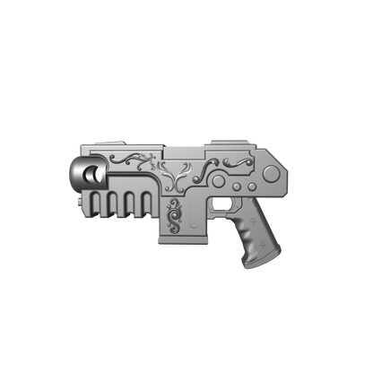 Heavy Striker Pistol Artificer compatible with JoyToy 1:18 scale armored action figures custom resin weapon
